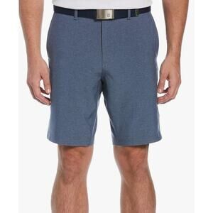 PGA Tour Dobby Mens Moisture Wicking Blue Midi Flat Front 40 NWT